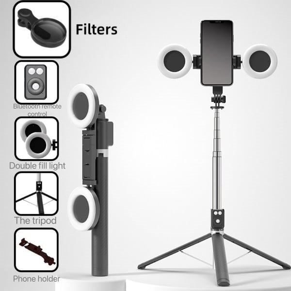 🎁Hot Sale 50% OFF⏳New 6 in 1 Bluetooth Selfie Stick